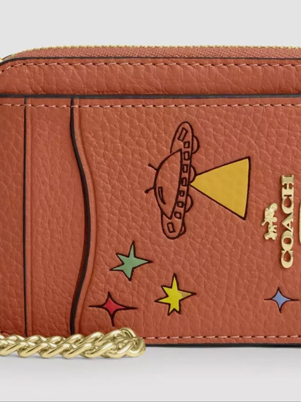 Coach x Observed By Us Zip Card Case CU404 - Picture 7 of 8
